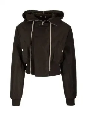Rick Owens ALICE drawstring hooded bomber jacket 270483