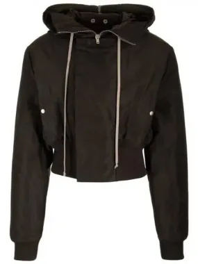 Rick Owens ALICE drawstring hooded bomber jacket 271592