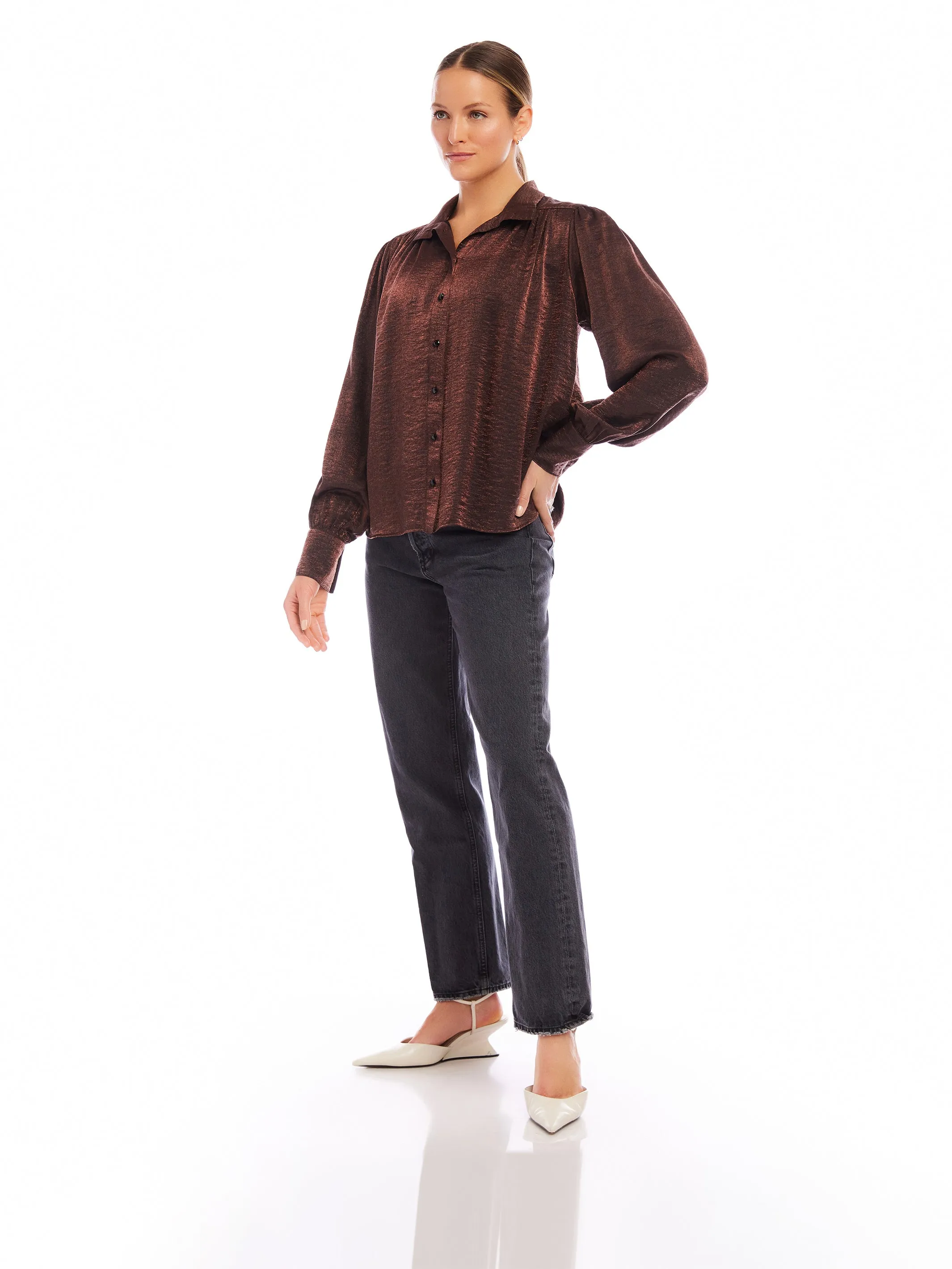 Sienna Shirred Blouse