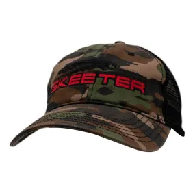Skeeter Woodland Camo Soft Mesh Hat