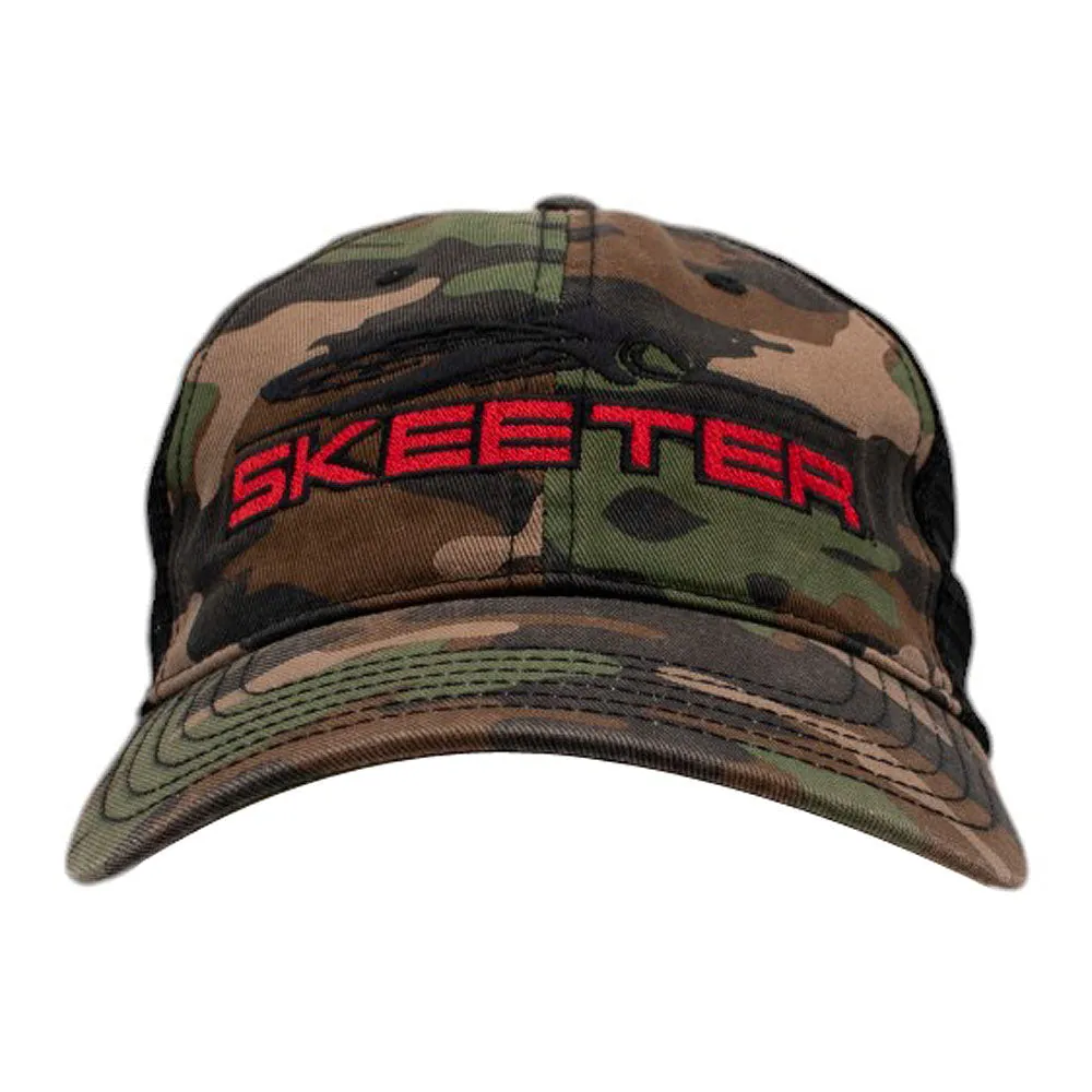Skeeter Woodland Camo Soft Mesh Hat