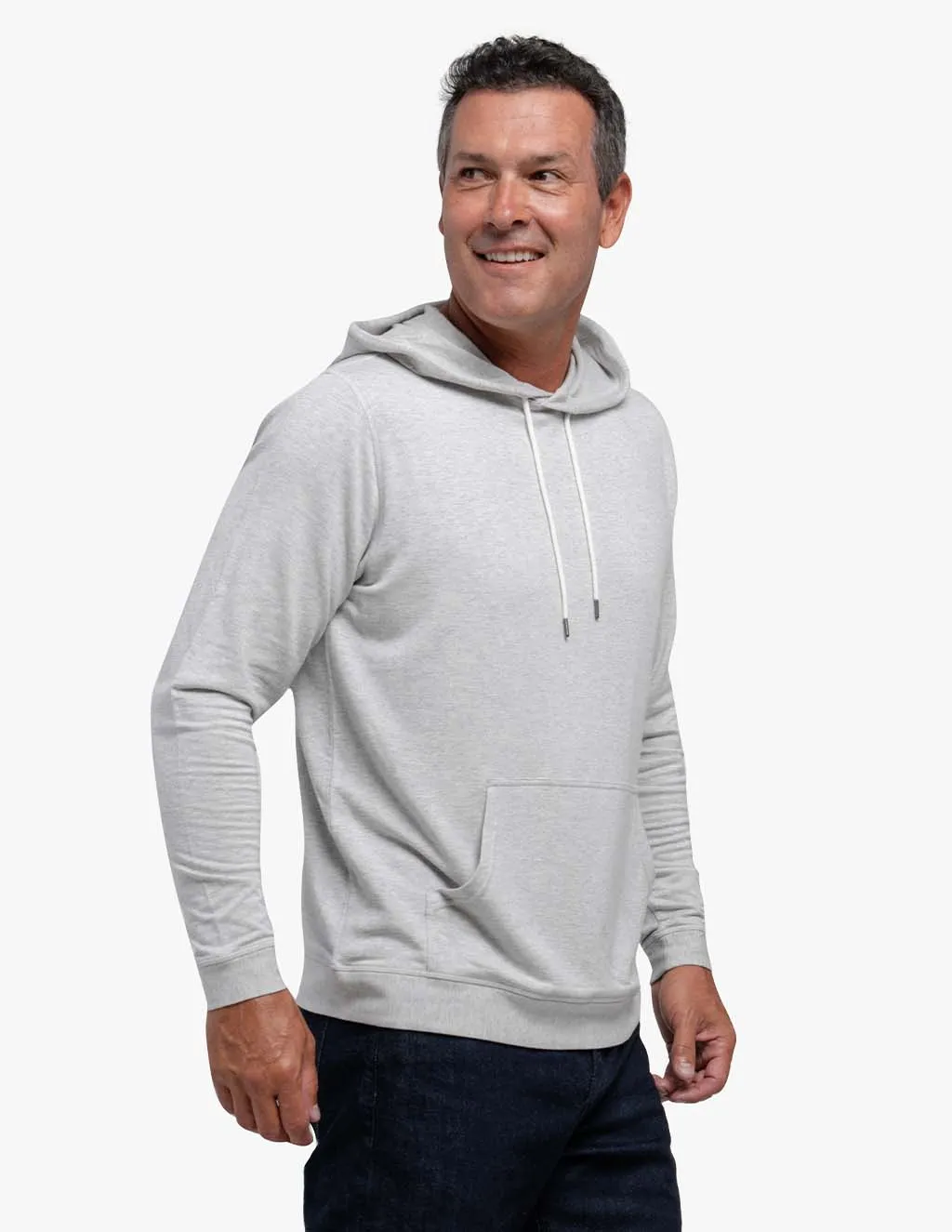 SMOKE CASHMERE HOODIE