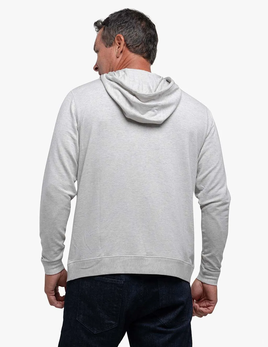 SMOKE CASHMERE HOODIE
