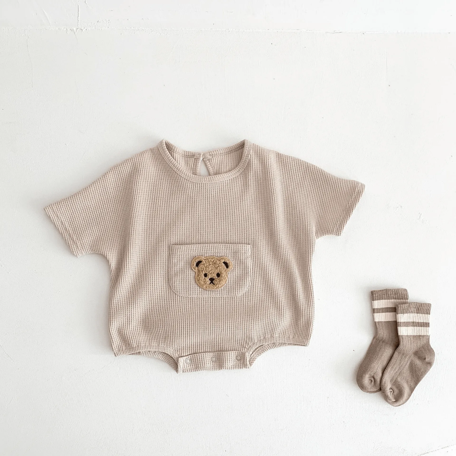 Teddy on a Pocket Romper
