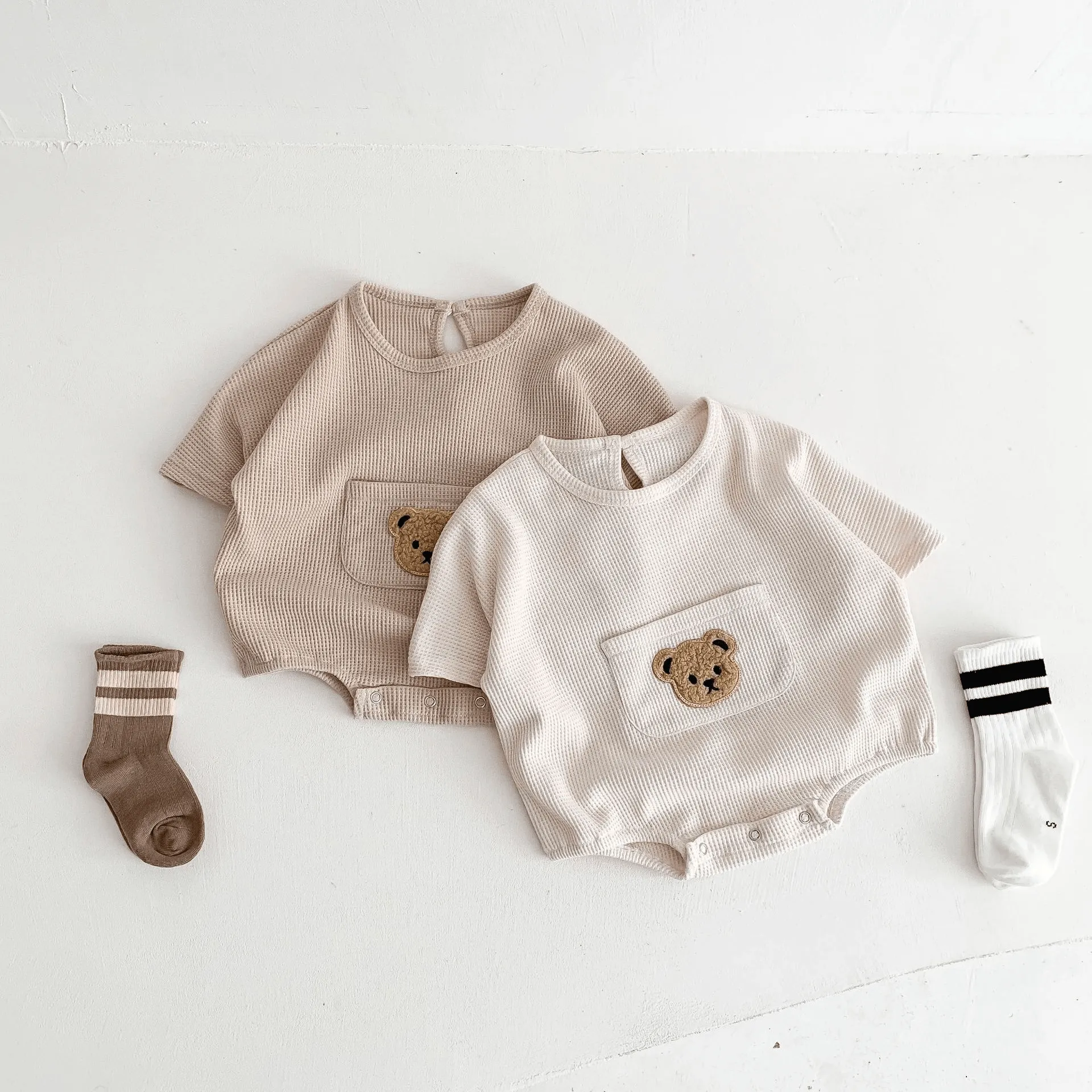 Teddy on a Pocket Romper
