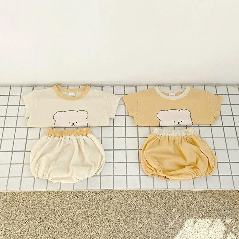 Teddy Short Sleeved T-Shirt With Shorts