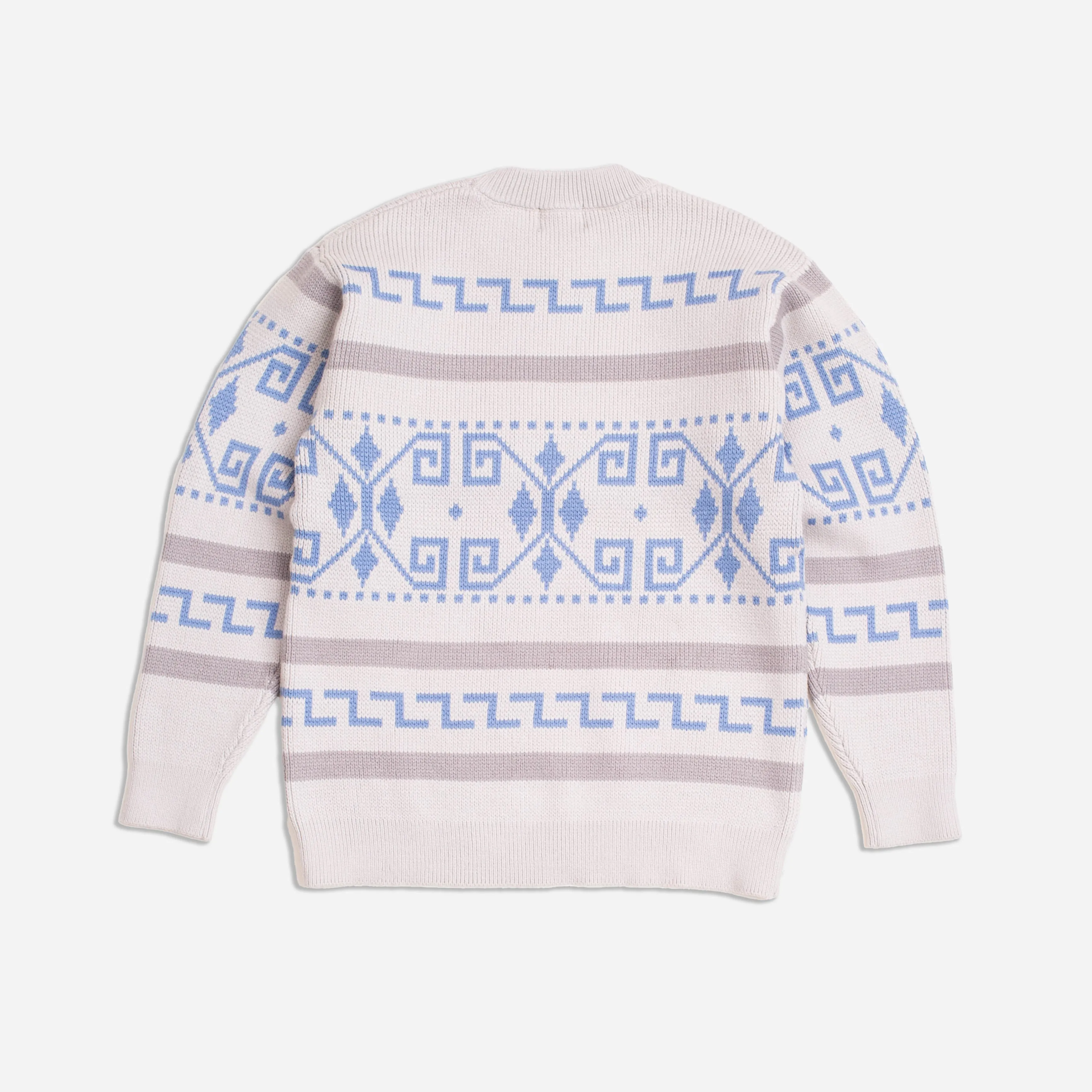 WESTERLEY KNITTED SWEATER  - LIGHT GREY